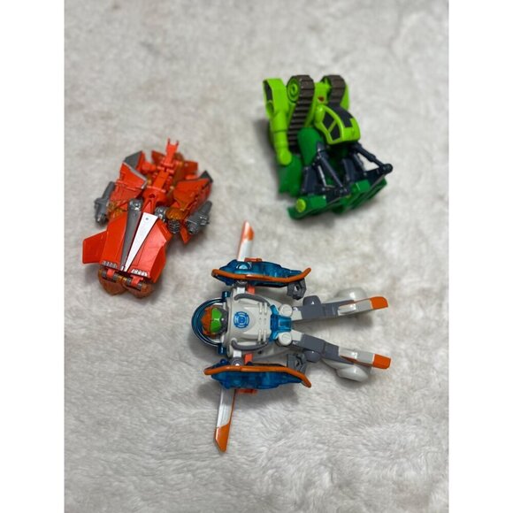 Hasbro Transformers helicopter, crossover human torch, robots bot scrap lot - Picture 2 of 4